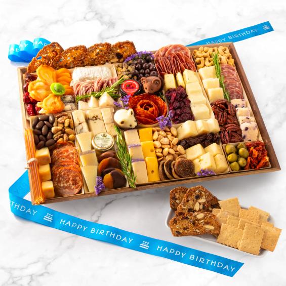 CH4000B, Happy Birthday Nibble Charcuterie Grand Board for 12-14