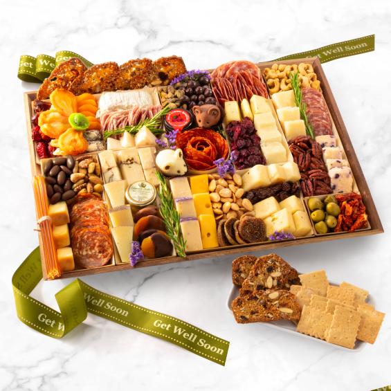 CH4000G, Get Well Nibble Charcuterie Grand Board for 12-14