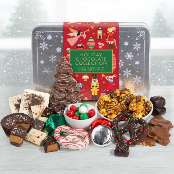 CY4305, Holiday Chocolate Collection Tin