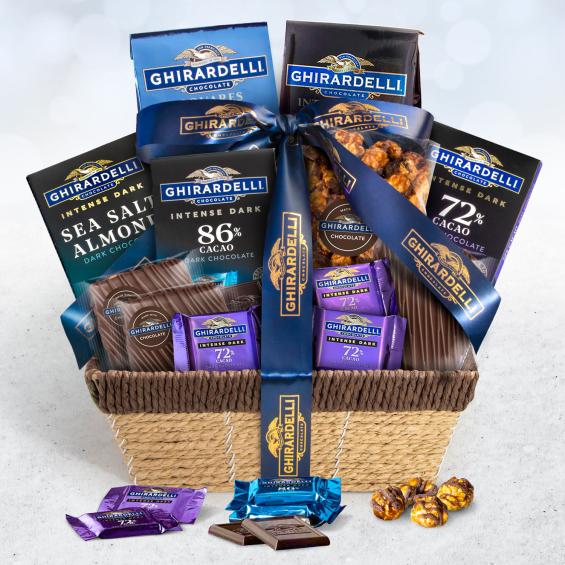 GHA2002, Ghirardelli Deluxe Dark Chocolate Basket