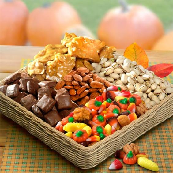 AA4007, Golden State Harvest Treats and Nut Basket
