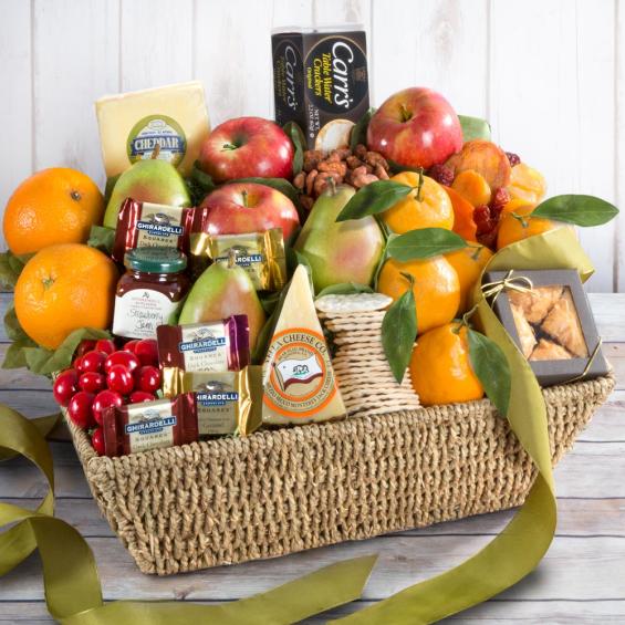 California Farmstead Fruit Basket AA4016 A Gift Inside