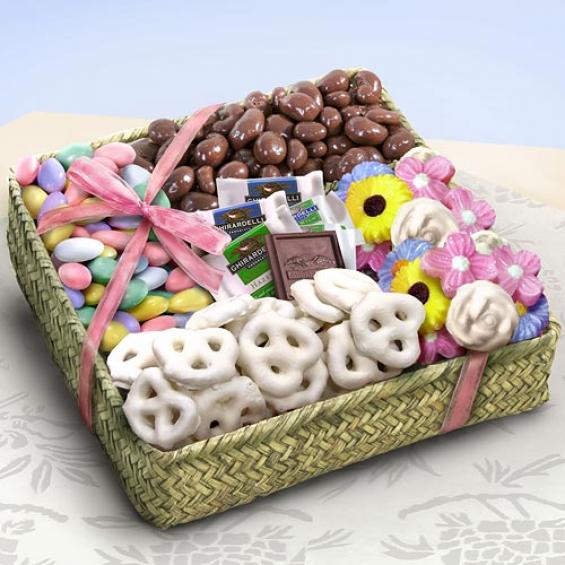 AA4027, Springtime Bouquet of Sweets Basket