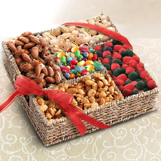 AA4085, Celebrate Spring Deluxe Sweet Treats Basket