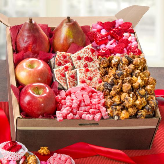AB1024V, Sweethearts in Paradise Fruit Gift