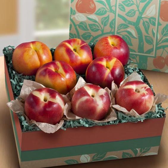 AB1030, Golden State Yellow and White Nectarines Gift Box