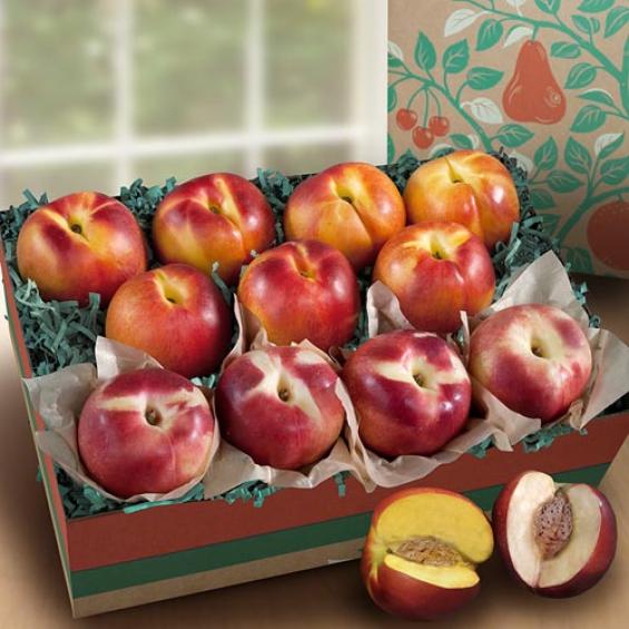 AB2009, Golden State Yellow and White Nectarines Deluxe Gift Box