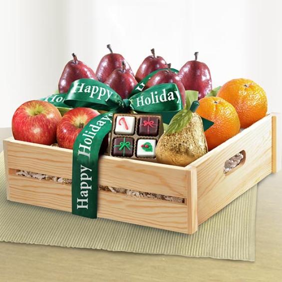 AC2050, Festive Fruit and Chocolates Deluxe Gift Crate