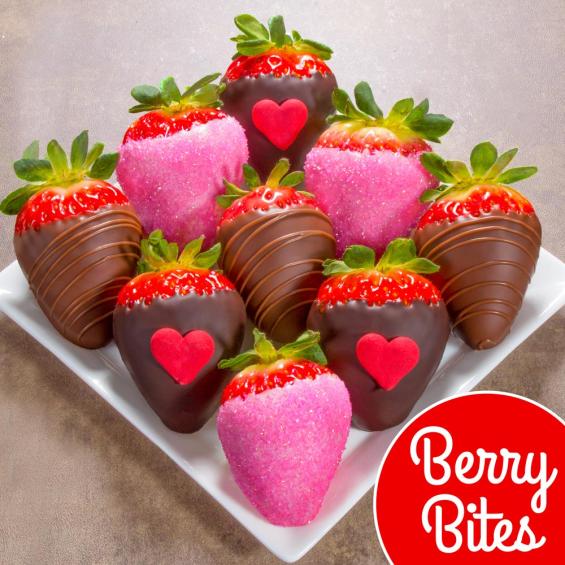 9 Love Bites Chocolate Covered Strawberries Fun Size Acd3001 A Gift Inside