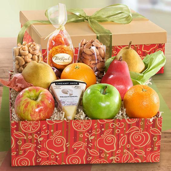 California Harvest Fruit and Gourmet Gift Box AG1002 A Gift Inside