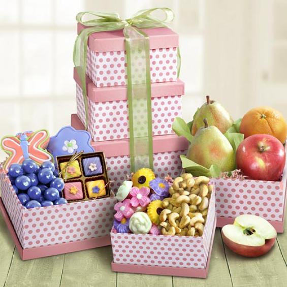 AT0021, Spring Delights Fruit Gift Tower