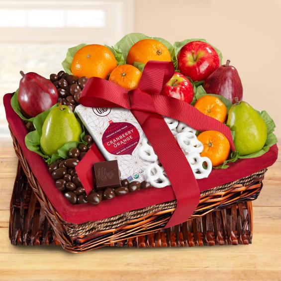 RA4016, Best of the Holidays Organic Celebration Basket