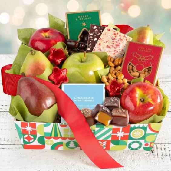 AA4078, Holiday Treasures Fruit Basket