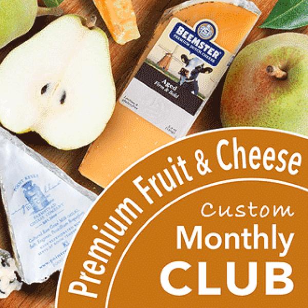 AF1600, Deluxe Fruit and Cheese Club (with 2 cheeses)