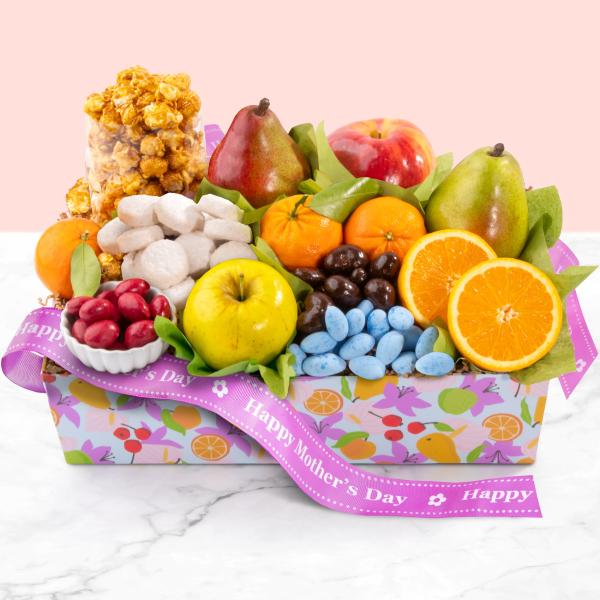 AA4050M, Mother's Day Fruit and Sweets Gift Basket
