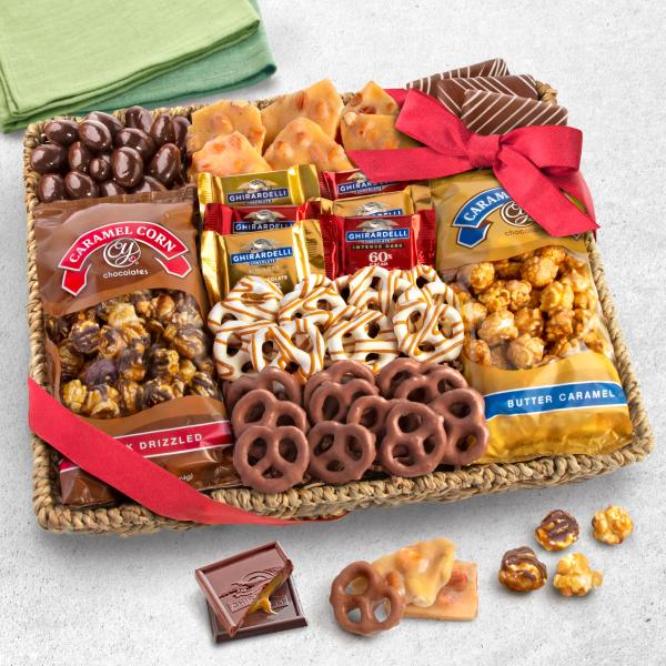 AA4056, Chocolate, Caramel and Crunch Grand Gift Basket