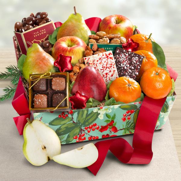 AA4078, Holiday Treasures Fruit Basket