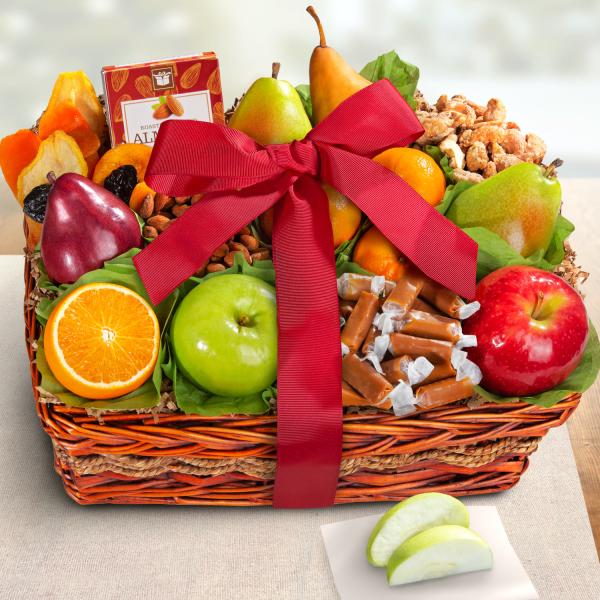 AA4094, Orchard Delight Fruit and Gourmet Basket