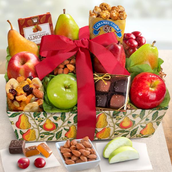 AA4094, Orchard Delight Fruit and Gourmet Basket