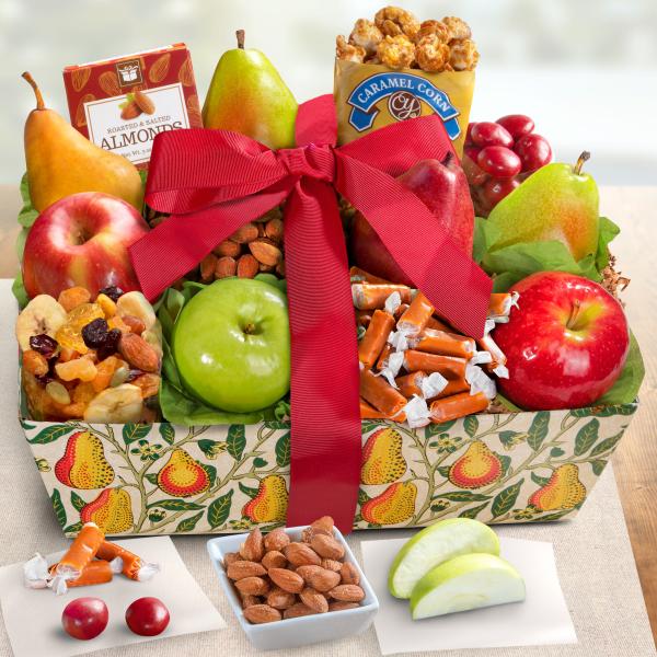 AA4094, Orchard Delight Fruit and Gourmet Basket