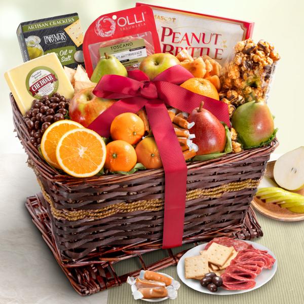 AA4102, Sweet & Savory Farmstead Fruit Basket