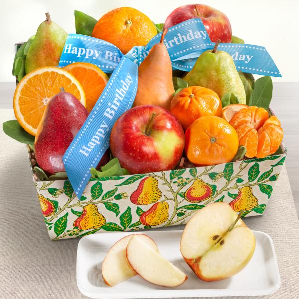 AA4103B, Happy Birthday Fruit Favorites Basket