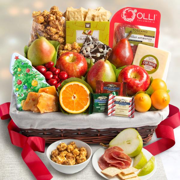 AA5005, Holiday Tidings Deluxe Gourmet Gift Basket
