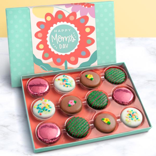 ACC1004Mother, 12 Mother's Day Chocolatey Covered Cookies Gift Box