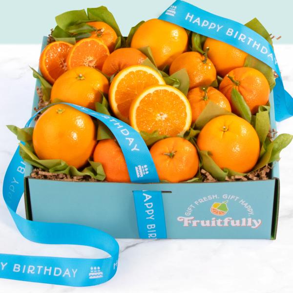 AB1044B, Happy Birthday California Citrus Duet Gift Box