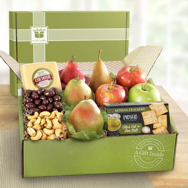 AB2017, Perfect Pairings Deluxe Fruit, Cheese Dip and Gourmet Box