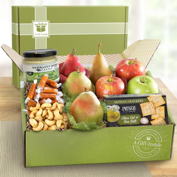 AB2017, Perfect Pairings Deluxe Fruit, Cheese Dip and Gourmet Box
