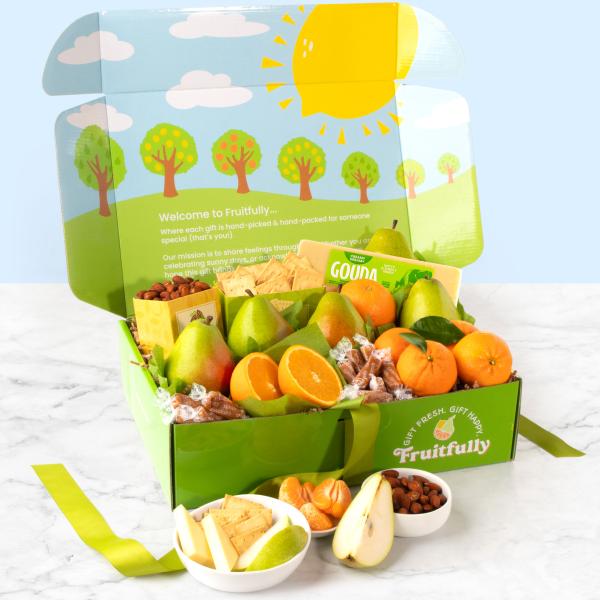 AB2022, Harvest Favorites Fruit and Gourmet Gift Box