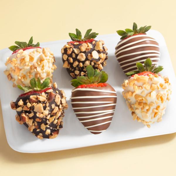 ACD1004, Nuts About Dipped Strawberries - 6 Berries
