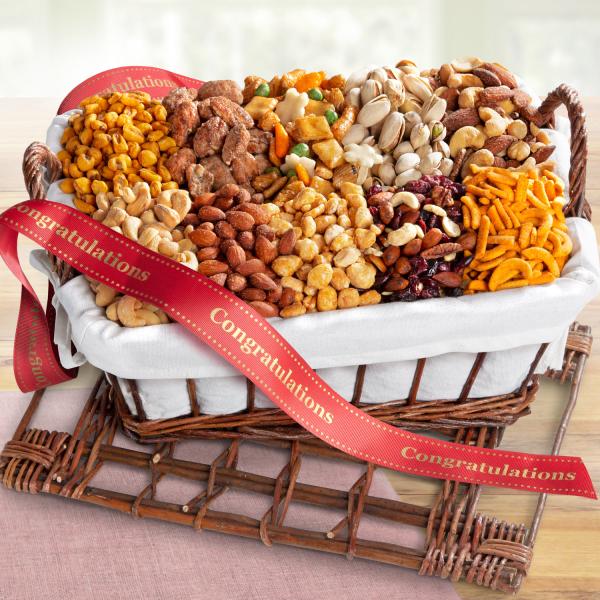 AA3012C, Congratulations Snack Attack Gift Basket