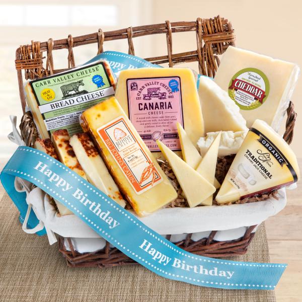 AA5030B, Happy Birthday Cheese Hamper Gourmet Gift Basket