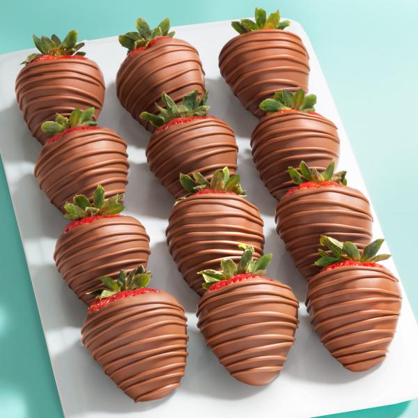 ACD2012, Milk Madness Chocolatey Dipped Strawberries - 12 Berries