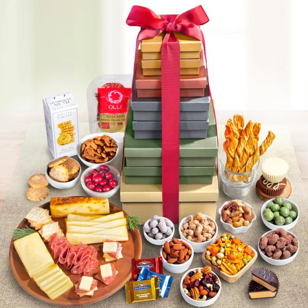 ATC0444, Savory & Sweet Spread Ultimate Gift Tower