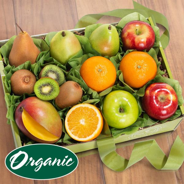 RB2002, Golden State Fruit Organic Deluxe Fruit Collection Gift Box