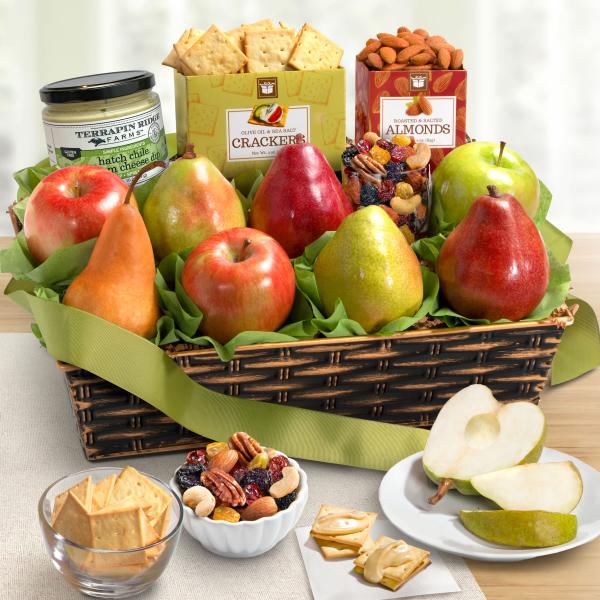 AP8019, Classic Fruit and Gourmet Gift Basket