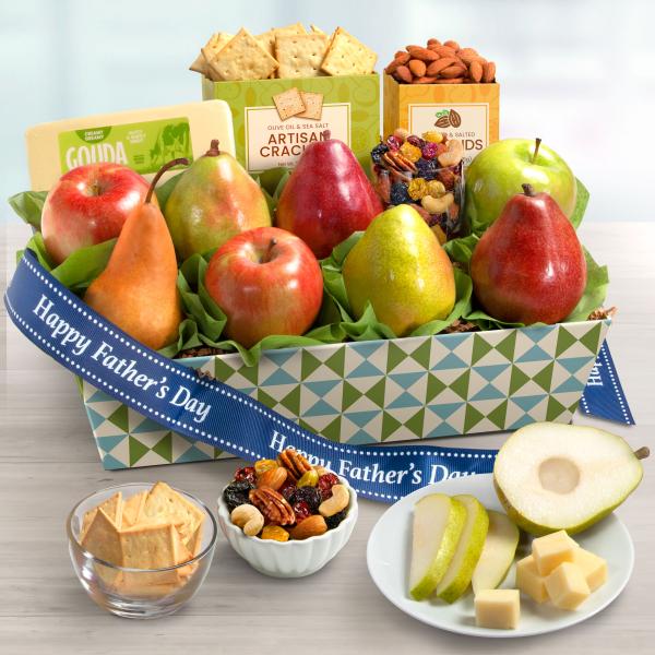 AP8019F, Father's Day Classic Fruit and Gourmet Gift Basket