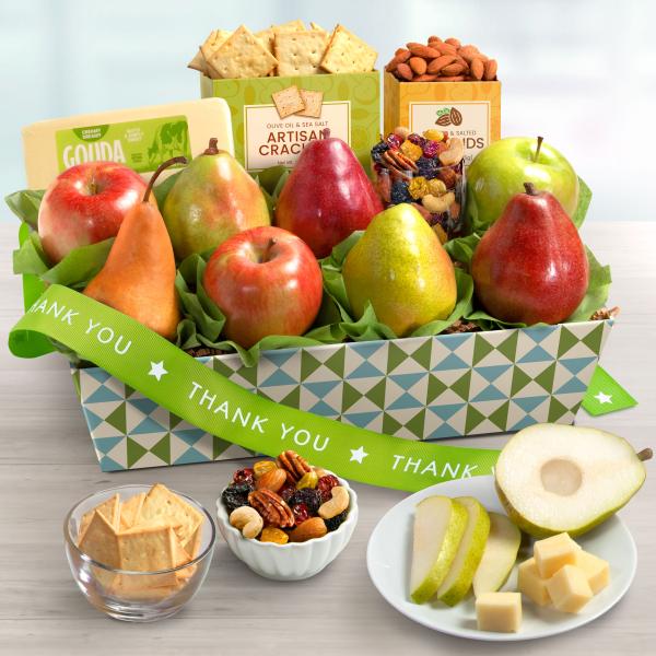 AP8019T, Thank You Classic Fruit and Gourmet Gift Basket