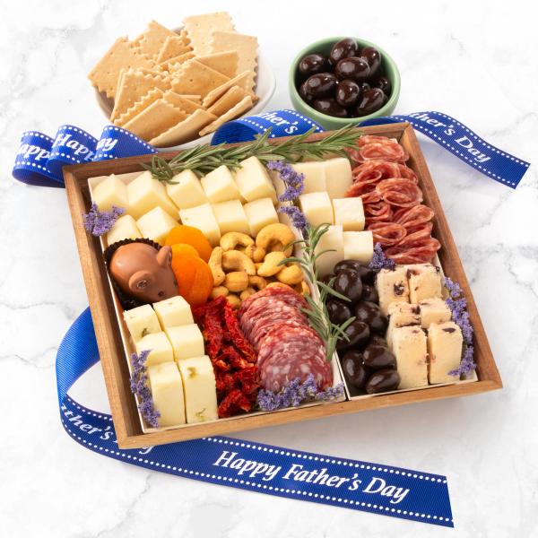 CH1000F, Happy Father's Day Nibble Charcuterie Board for Two