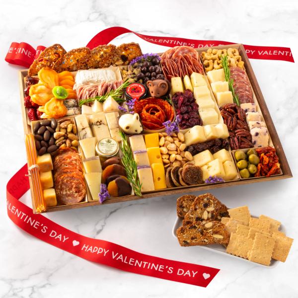 CH4000V, Happy Valentine's Day Nibble Charcuterie Grand Board for 12-14
