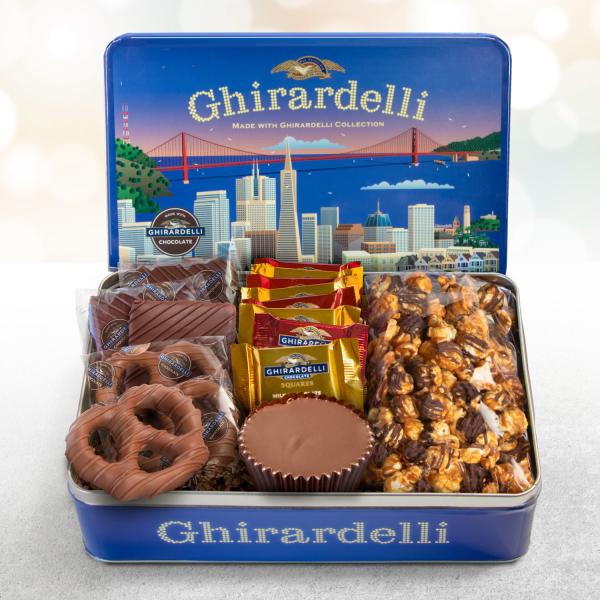 GFTN2001, Made with Ghirardelli Chocolate Collection Gift Tin