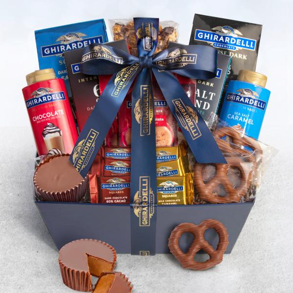 GHA3001, Ghirardelli Ultimate Chocolate Lover's Collection Gift Basket