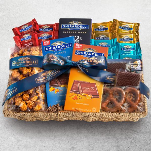 GHA4001, Signature Ghirardelli Chocolate Delights Gift Basket