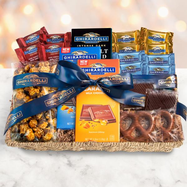 GHA4001, Signature Ghirardelli Chocolate Delights Gift Basket