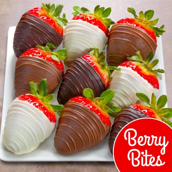 ACD3002, Berry Bites Dipped Strawberries - 9 Fun Size Berries