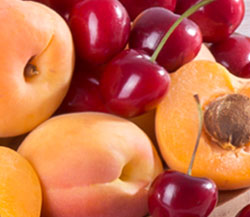 Sweet Dark Cherries & Sugarcot Apricots