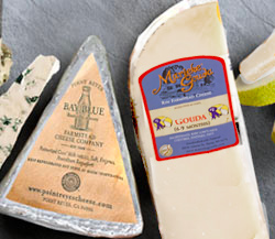 Marieke Raw Gouda, Point Reyes Bay Blue, & Comice Pears